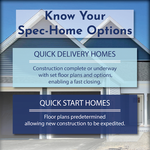 Quick Start and Quick Delivery Homes